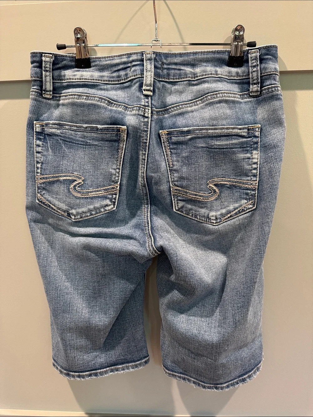 Silver Jeans Distressed Denim Shorts